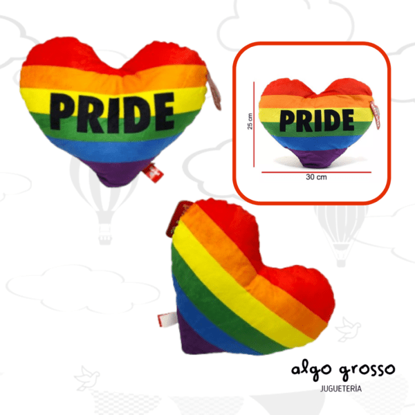 CORAZON MULTICOLOR PRIDE 30CM art.2633