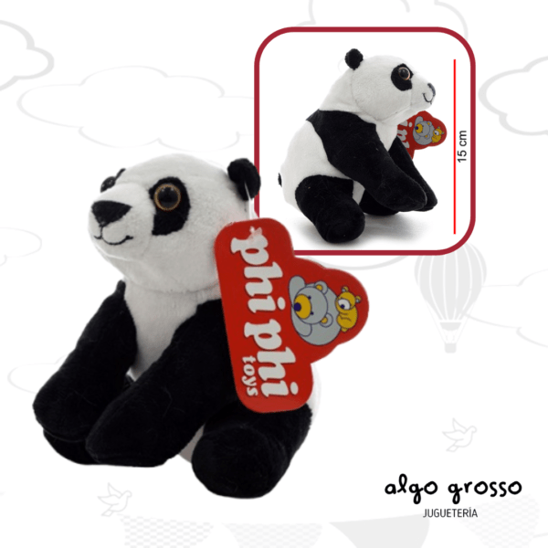 PANDA PELUCHE 15CM art.4456