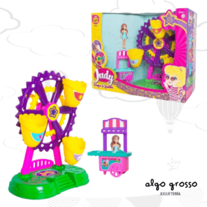JUDY PARQUE DE DIVERSIONES RUEDA GIGANTE + FIGURA 10CM art.422