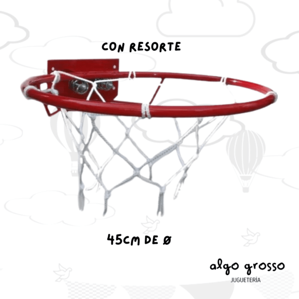 ARO DE BASKET PROFESIONAL CON RESORTES art.2008