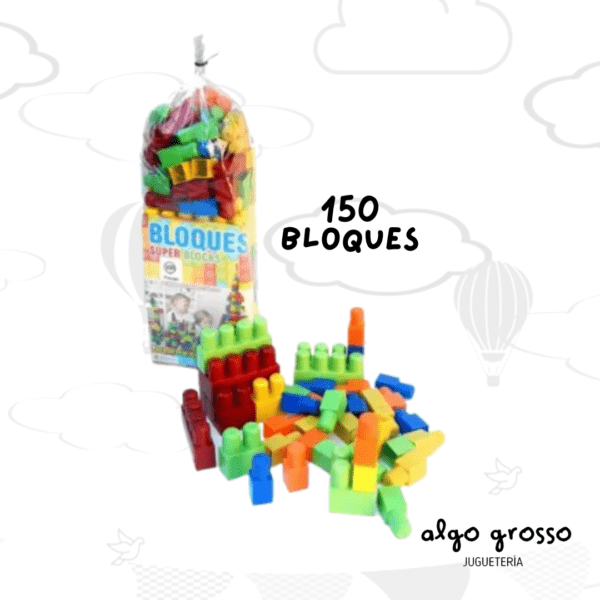 BLOQUES GRANDES SUPER BLOCK BOLSO X 150 art.2043