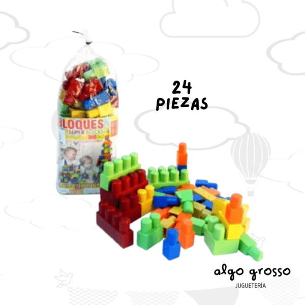 BLOQUES GRANDES SUPER BLOCK BOLSA X24 art.2020