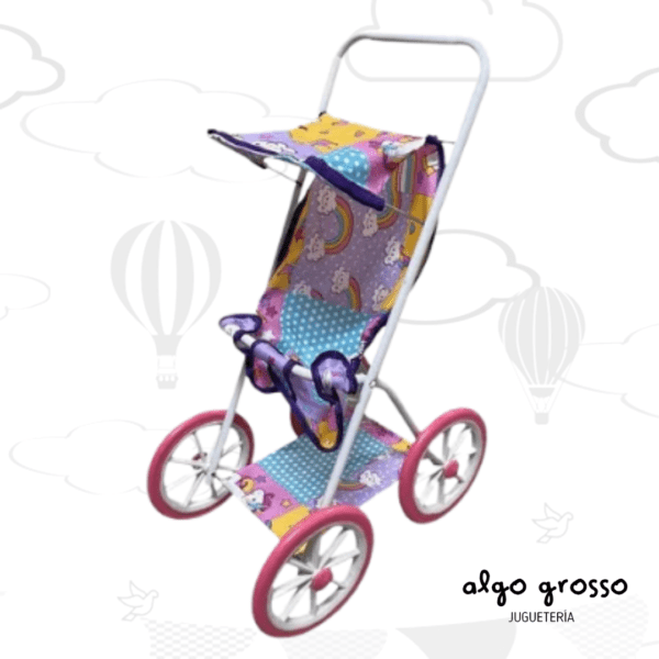 COCHE DE PASEO BERLINA METAL 67X27CM art.2805