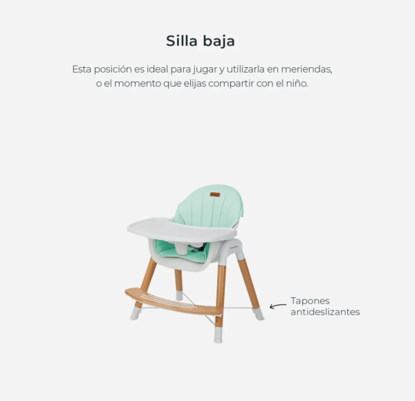 SILLA DE COMER ESTOCOLMO 2 EN 1 - BANDEJA EXTRAIBLE art.SL006 - Imagen 3