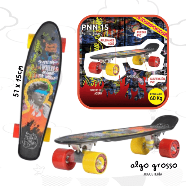 SKATE PENNY BOARD TRUCK ALUMINIO art.PNN15