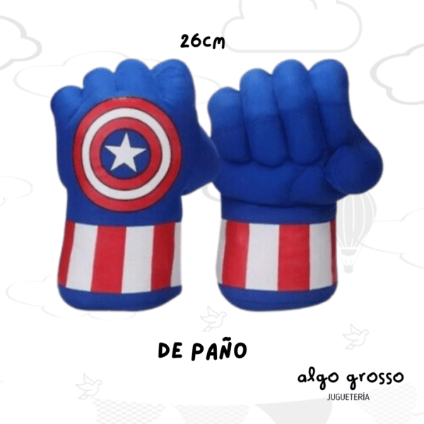 PUÑO CAPITAN AMERICA X1 26CM "ALTERNATIVO"