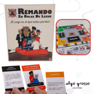 REMANDO EN DULCE DE LECHE JUEGO DE MESA art.905
