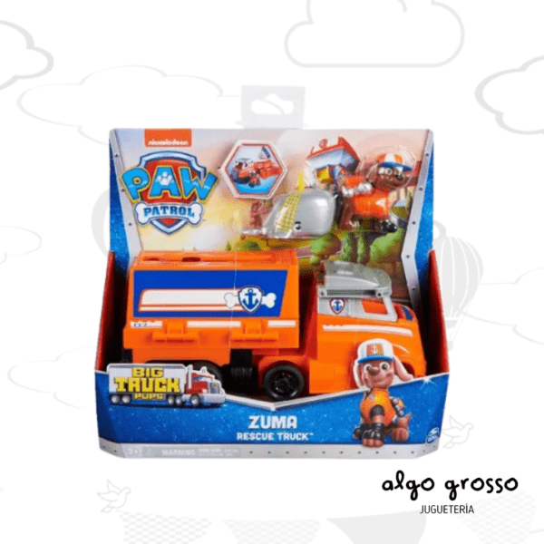 PAW PATROL VEHICULO BIG TRUCK +  FIGURA - MODELOS SURTIDOS DE 22CM art.17776BT-B - Imagen 3
