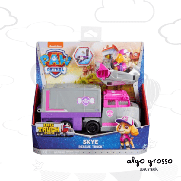 PAW PATROL VEHICULO BIG TRUCK +  FIGURA - MODELOS SURTIDOS DE 22CM art.17776BT-B - Imagen 5