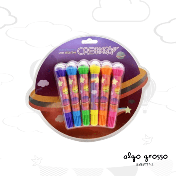 BLOWPEN 6 MARCADORES CON SELLO CRESKO art.CK687