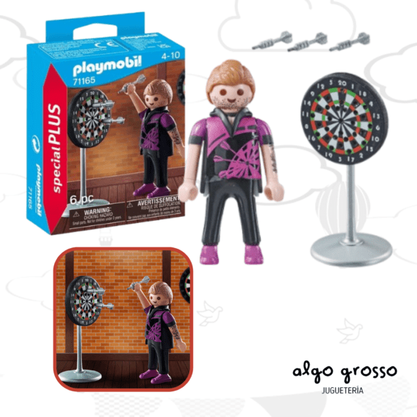 PLAYMOBIL SPECIAL PLUS JUGADOR DE DARDOS art.71165