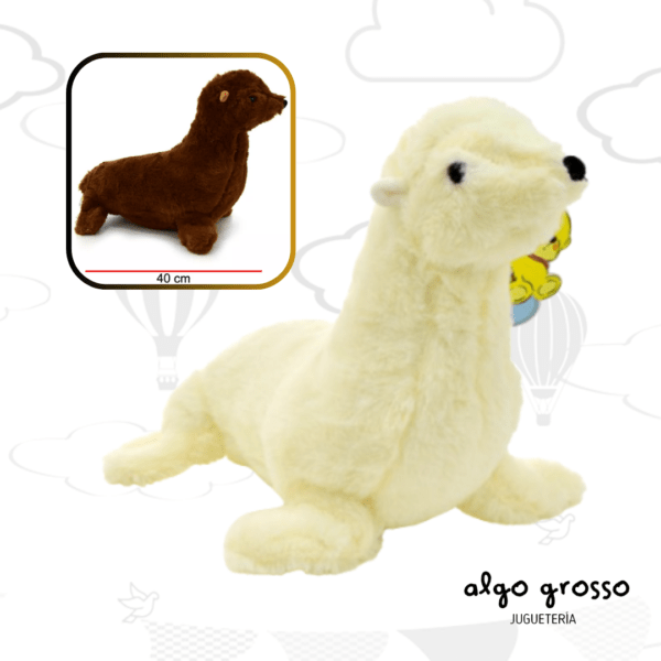 FOCA PELUCHE SENTADA 40CM art.C7633