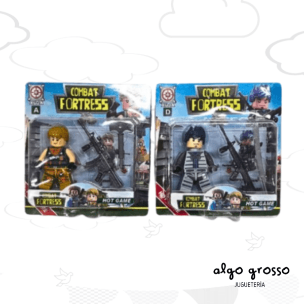 COMBAT FORTRESS FIGURA + ACCESORIOS art.A200574