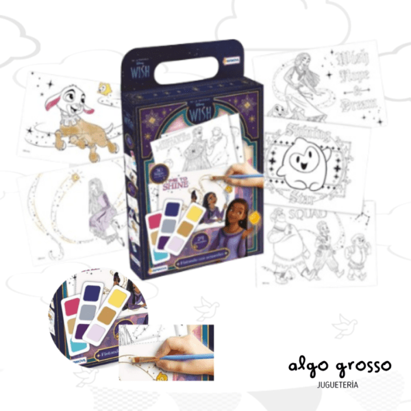 WISH DISNEY PINTANDO CON ACUARELAS art.DWS00192
