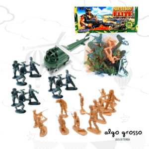 SET 25 SOLDADITOS + VEHICULO - EN BOLSA art.6138