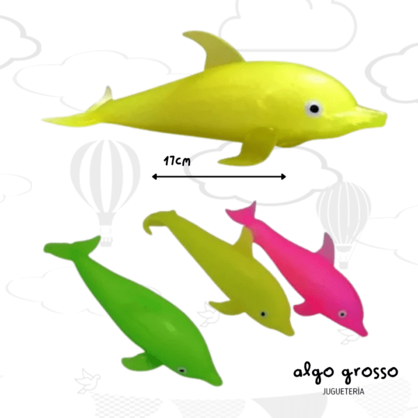SHAKY FRIENDS APRETABLES/SQUISHY DELFIN 17CM art.IK0390