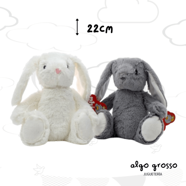CONEJO DE PELUCHE DE 22CM art.2649