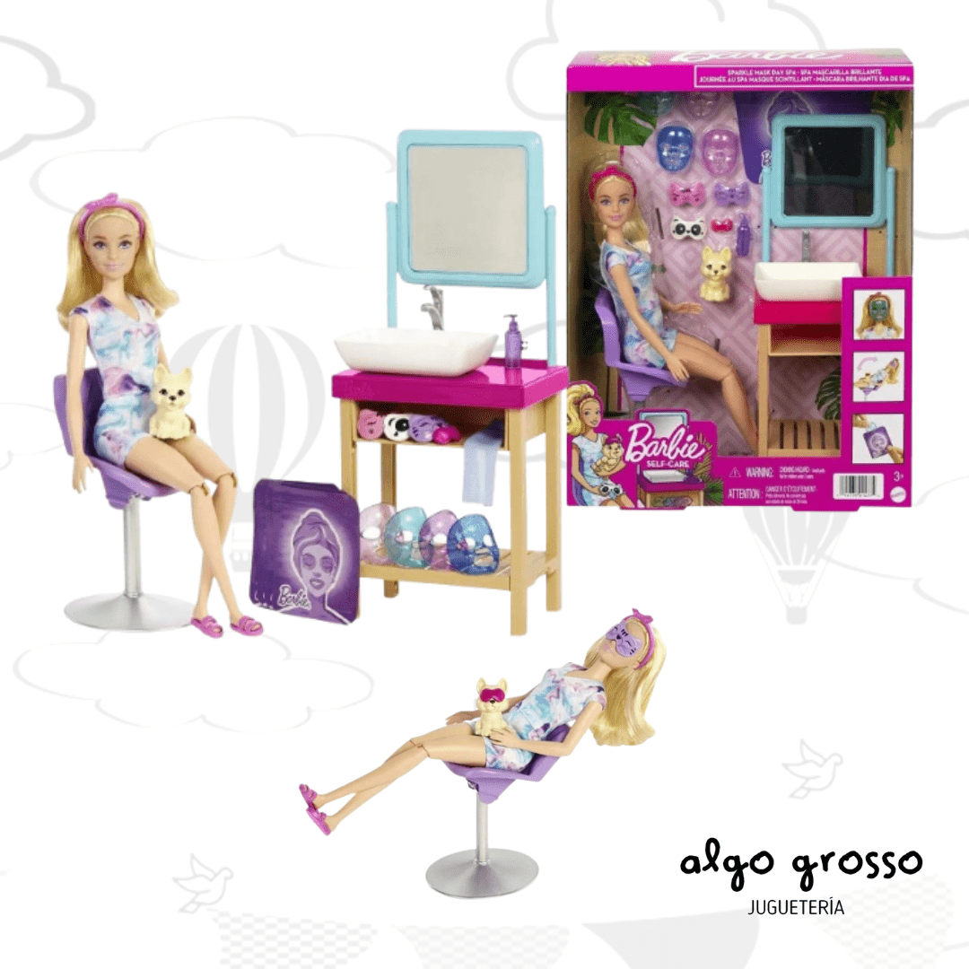 Muñeca Barbie Spa Mascarilla De Barbie Barbie Muñeca Barbie