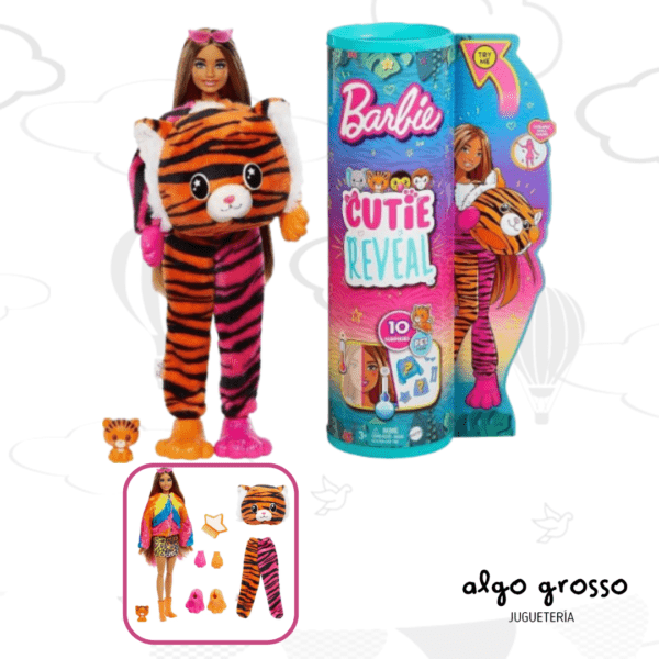 BARBIE MUÑECA COLOR REVEAL ANIMALES art.HKP99