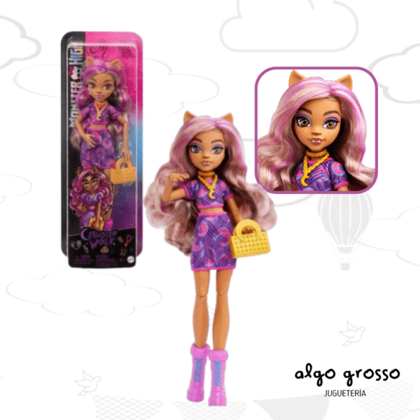 MONSTER HIGH BASICA CLAWDEEN WOLF art.HKY75