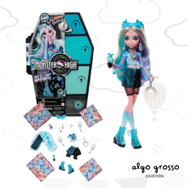 MONSTER HIGH SKULLTIMATE SECRETS LAGOONA BLUE art.HNF77