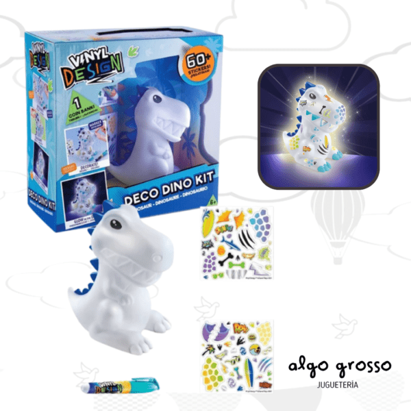 STYLE 4 EVER - LAMPARA  ALCANCIA DINOSAURIO PARA DECORAR art.OFG238