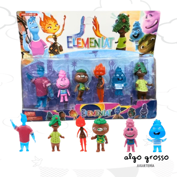 ELEMENTOS 6 FIGURAS DE 10CM APROX "ALTERNATIVO"