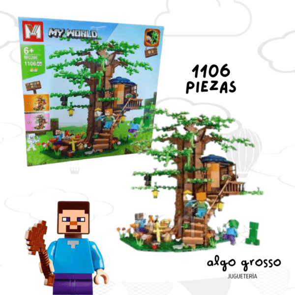 MINECRAFT SIMIL BLOQUES MY WORLD 1106 PIEZAS art.MG286