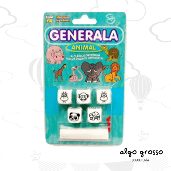 BLISTER DADOS GENERALA ANIMAL art.BL007