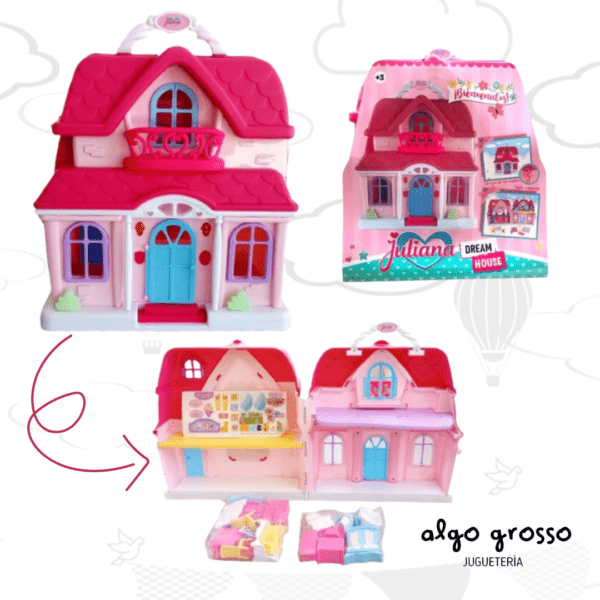 JULIANA DREAM HOUSE  DESPLEGABLE +  ACCESORIOS art.SISJUL051