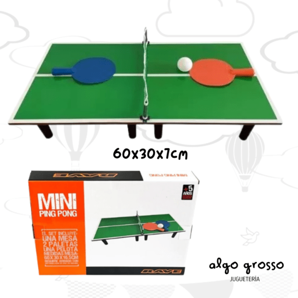 MINI PING PONG RAVE MADERA art.IK0403