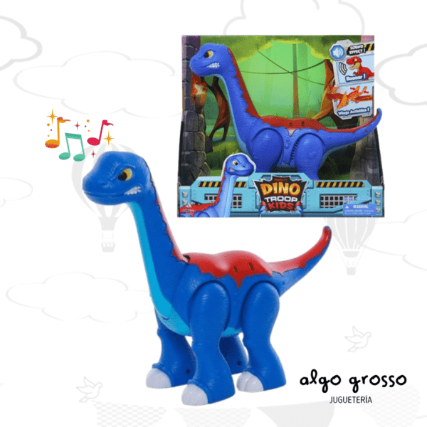DINO TROOP KIDS DINOSAURIO BRONTOSAURUS CON SONIDO art.IK0514