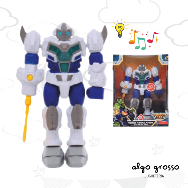 WARRIOR TECH ROBO REGULATOR LUZ Y SONIDO art.IK0534