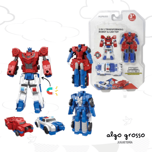 TRANSFORMERS MAGNETIC COMBINE MARS 2 MINI FIGURAS art.CKSUR1059