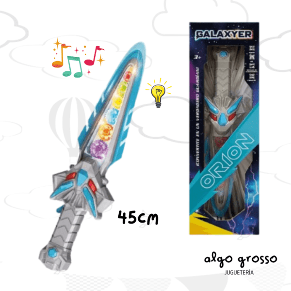 ESPADA GALAXIER ORION CON LUZ Y SONIDO art.IKPW004