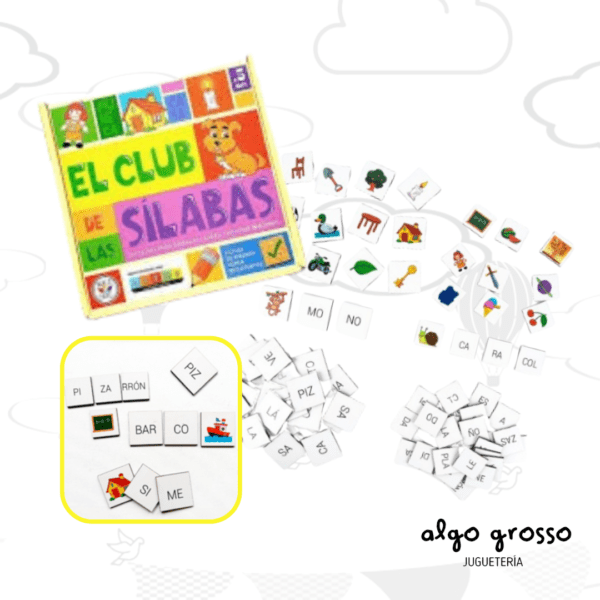 EL CLUB DE LAS SILABAS JUEGO DE LECTOESCRITURA art.694