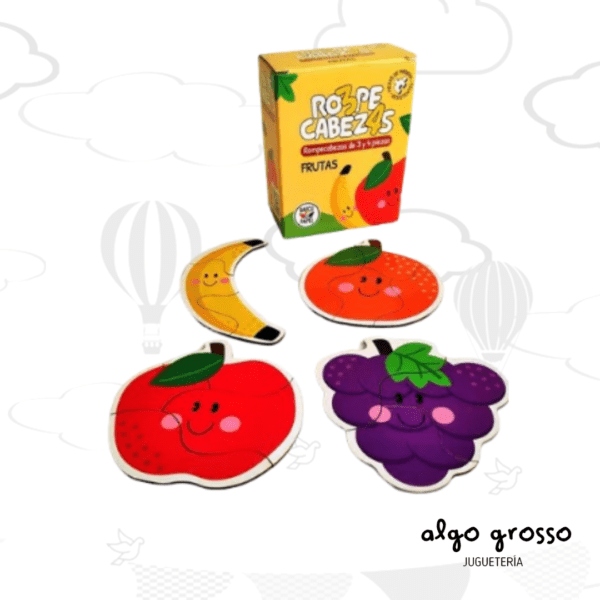 PUZZLES DE MADERA FRUTAS art.887