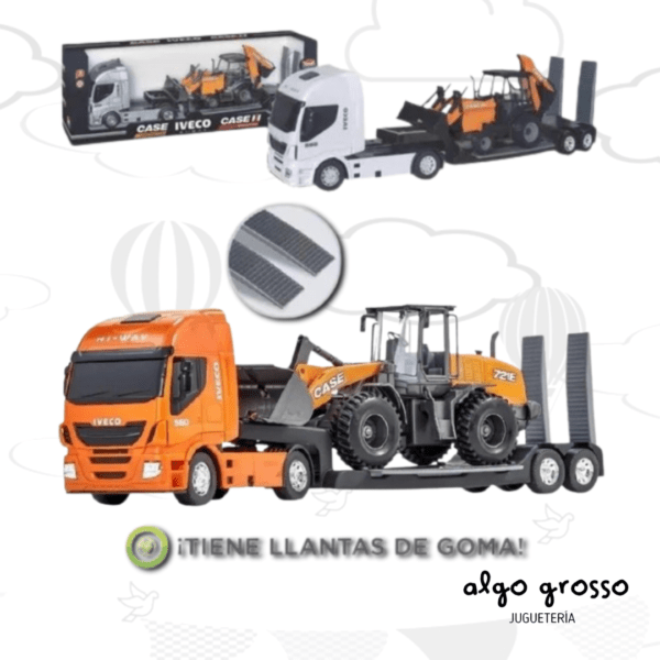 CAMION IVECO CON RETRO EXCAVADORA art.IKUSUAL33