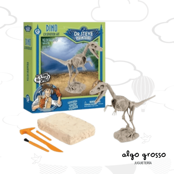 SET DE EXCAVACIÓN VELOCIRAPTOR DR STEVE HUNTERS art.1664K