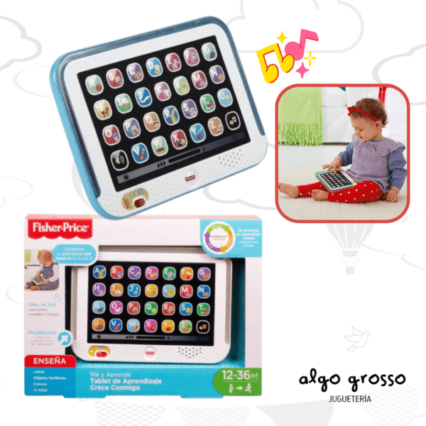 FISHER PRICE TABLET DE APRENDIZAJE CRECE CONMIGO art.CHD90