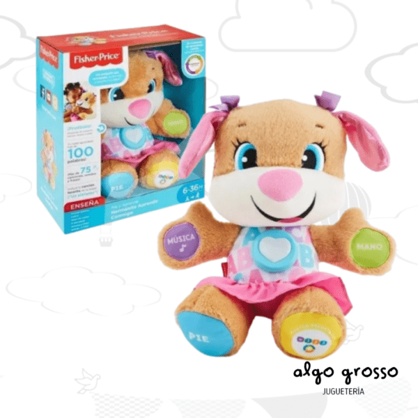 FISHER PRICE PERRO HERMANITA APRENDE CONMIGO art.FTN31