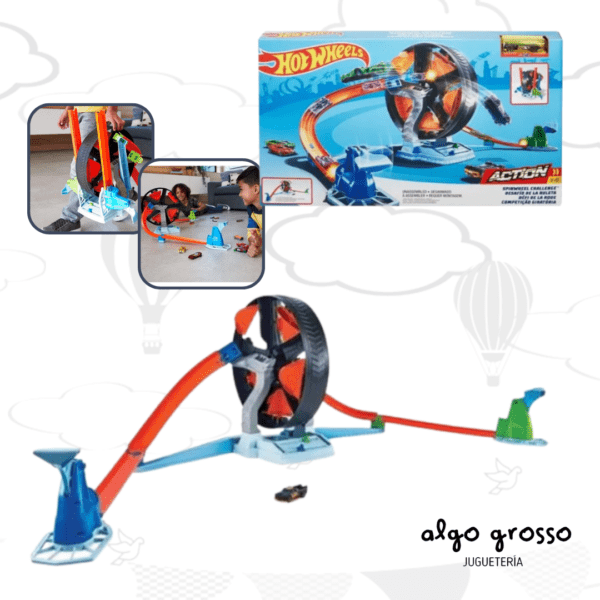 HOT WHEELS ACTION DESAFIO DE LA RULETA GIROS EXTREMOS art.GJM77