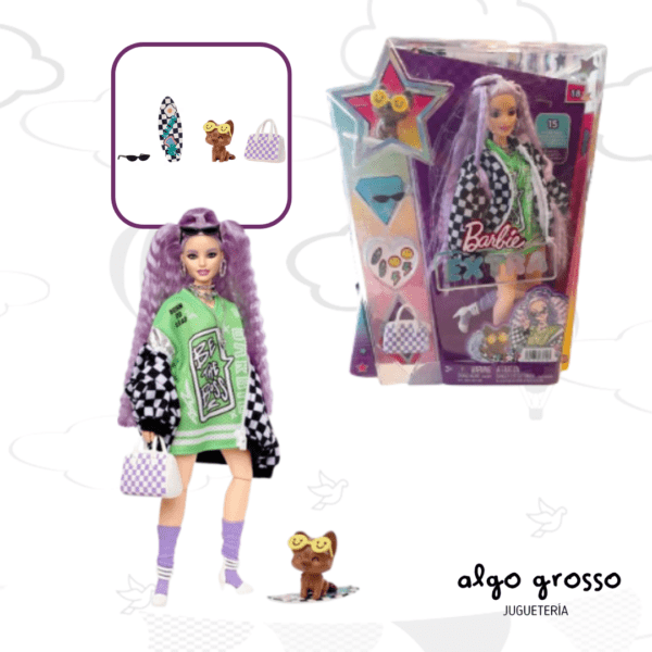 BARBIE EXTRA MUÑECA + MASCOTA Y ACCESORIOS art.GRN27