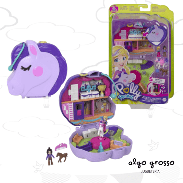 POLLY POCKET ESTUCHE PONI JUMPIN STYLE art.FRY35/GTN14