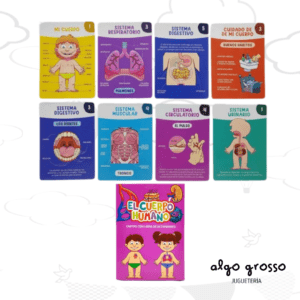 EL CUERPO HUMANO CARTAS CON LIBRO DE ACTIVIDADES art.239
