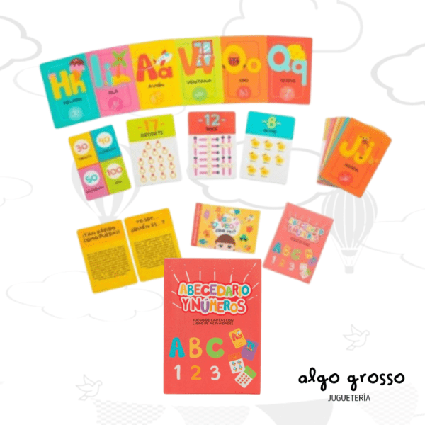 ABECEDARIO Y NUMEROS CARTAS CON LIBRO DE ACTIVIDADES art.869