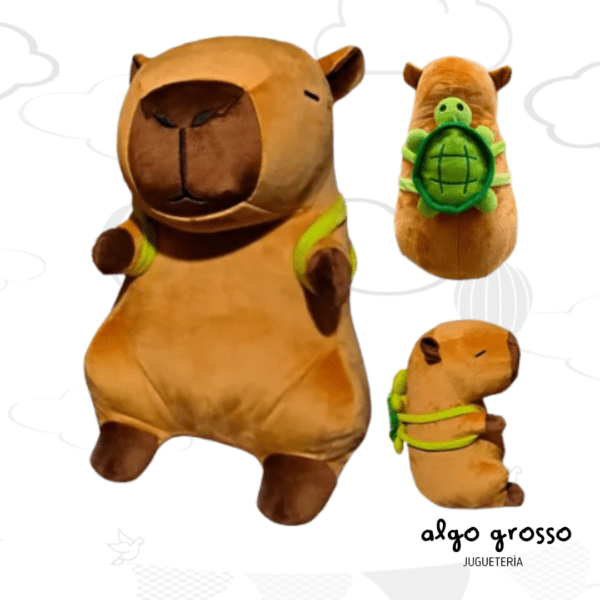 CARPINCHO DE PELUCHE DE 27CM "ALTERNATIVO"