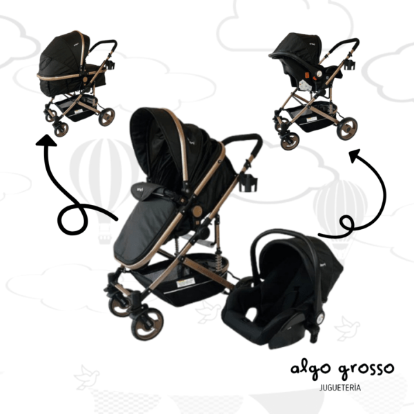 COCHE EXPLORER TRAVEL SYSTEM CUNA MOISES + HUEVITO art.ST7261