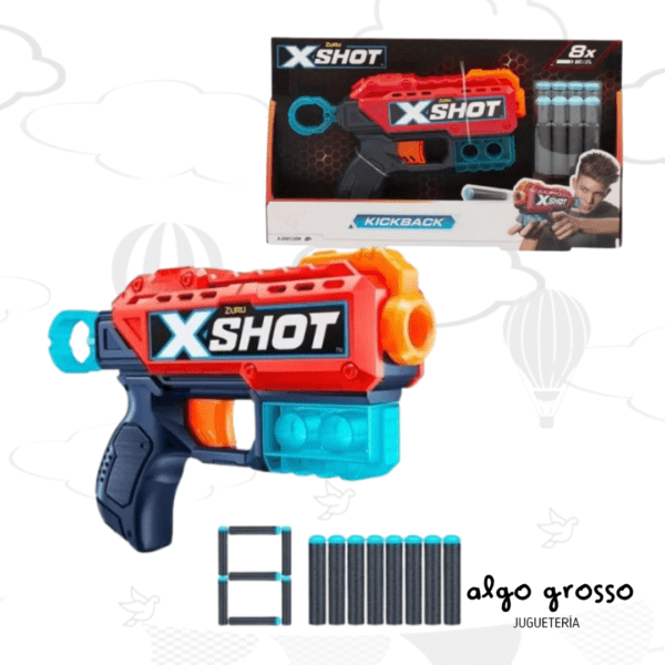 XSHOT KICKBACK ARMA LANZA DARDOS "ZURU" art.5760