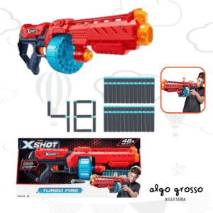 XSHOT TURBO FIRE DE 55CM ARMA LANZA DARDOS "ZURU" art.7055